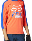 Fox YOUTH RANGER DR 3/4 JERSEY - Atomic Orange SIDE FRONT