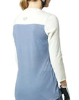 Fox W RANGER DR 3/4 JERSEY - Matte Blue Right Back Facing with Model