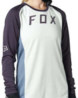 Fox WOMENS DEFEND LS JERSEY - Cloud Grey Front