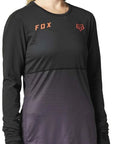 Fox WOMENS FLEXAIR LS JERSEY - Black Side Front