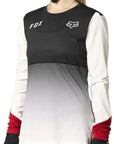 Fox WOMENS FLEXAIR LS JERSEY - Black/ Pink Front Facing Right