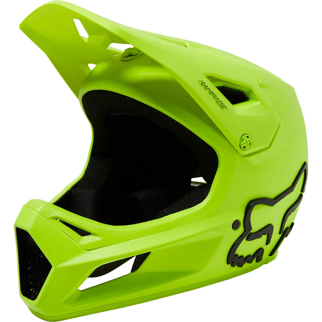 Fox RAMPAGE HELMET, AS - Fluoro Yellow