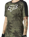 Fox WOMENS RANGER DR SS JERSEY SE - Olive Green Side Front