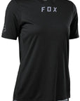 FOX W DEFEND SS JERSEY - BLACK FRONT