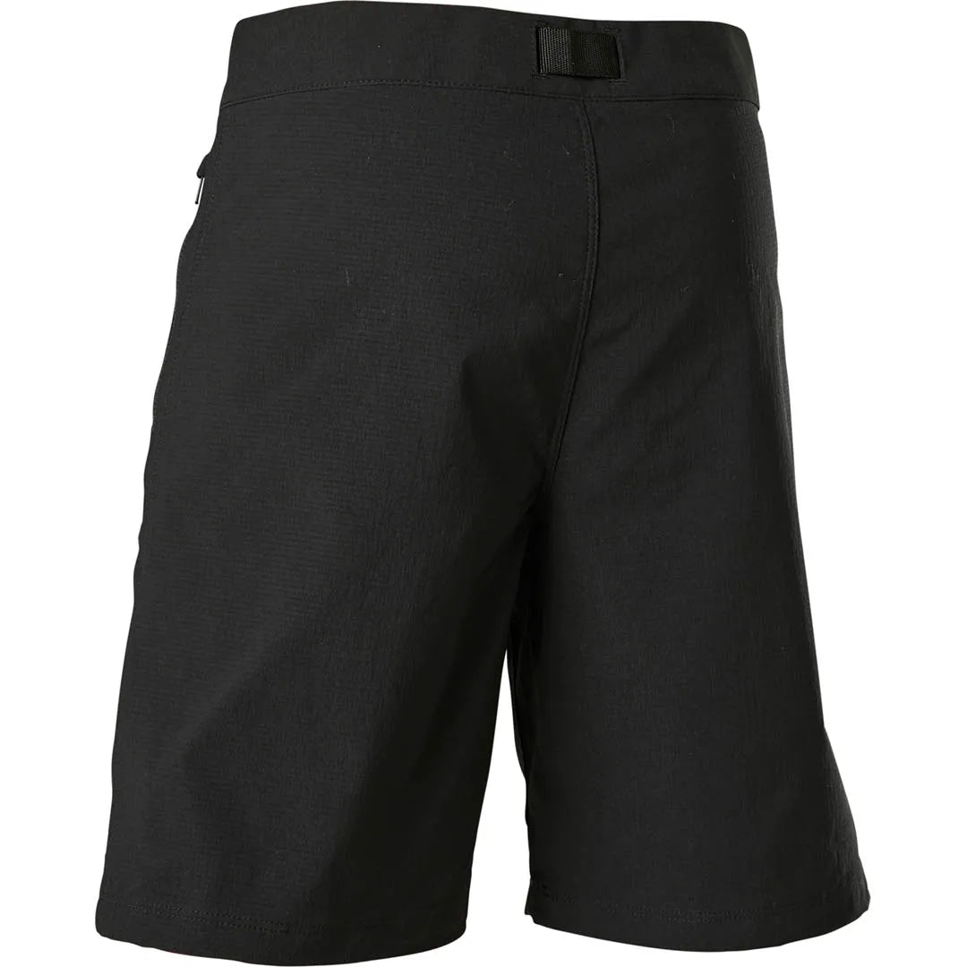 FOX YOUTH RANGER SHORT W/LINER - BLACK BACK