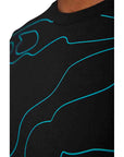 Fox RANGER DR MD LS JERSEY LUNAR - Black Closer Print Look