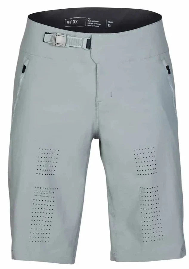 FOX FLEXAIR SHORT W/ LINER - CLOUD GREY FRONT