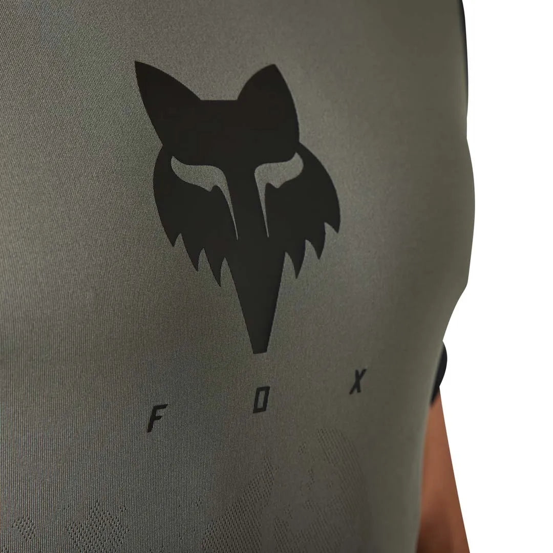 Fox RANGER TRU DRI SS JERSEY - Pewter Front Print Focused