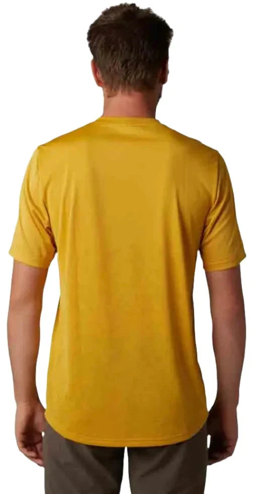 Fox RANGER TRU DRI SS JERSEY - Daffodil Back Facing Model