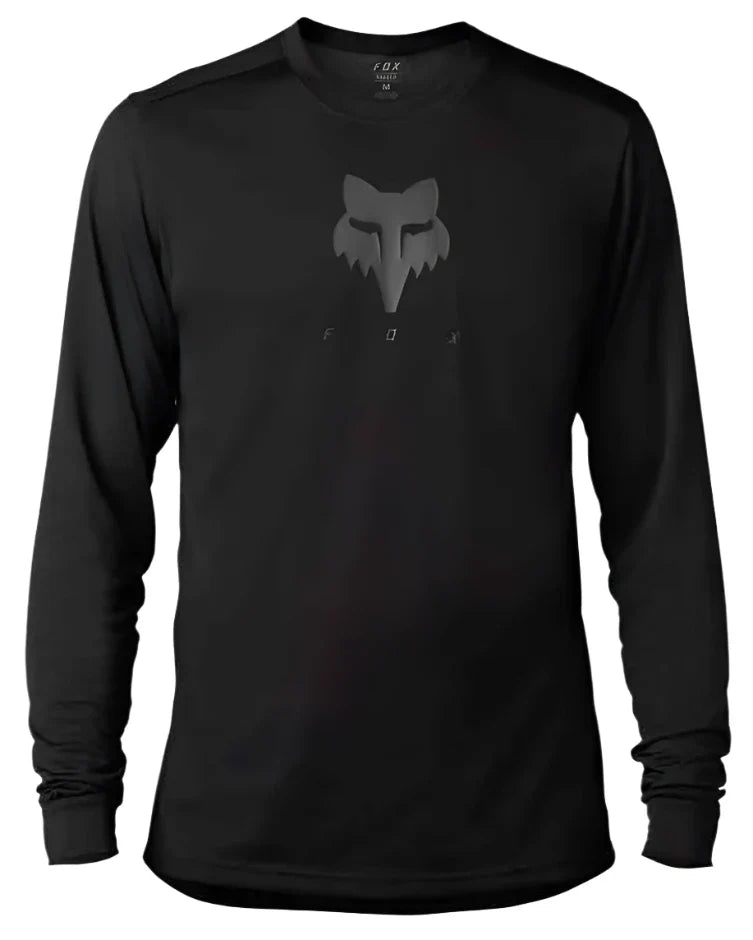 Fox RANGER TRU DRI Long Sleeve JERSEY - Black FRONT