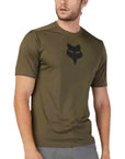 Fox RANGER SS JERSEY LAB HEAD - Olive Green Front Facing Model