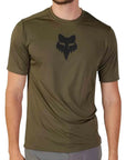 Fox RANGER SS JERSEY LAB HEAD - Olive Green Front Print