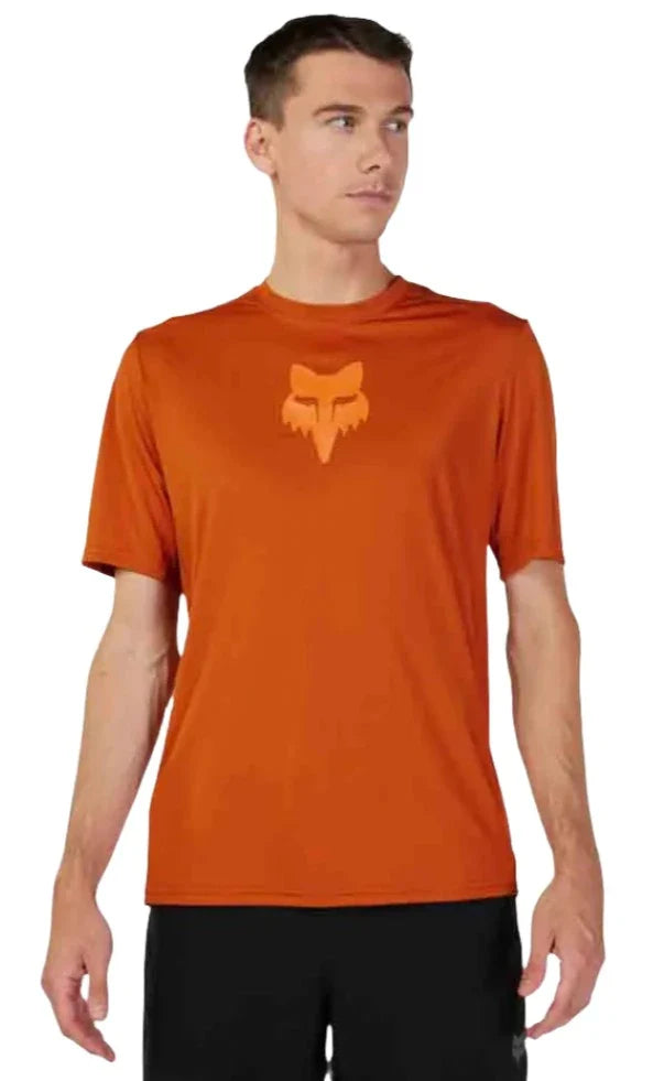 Fox RANGER SS JERSEY LAB HEAD - Burnt Orange Front Facing Model