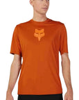 Fox RANGER SS JERSEY LAB HEAD - Burnt Orange Front Facing Model