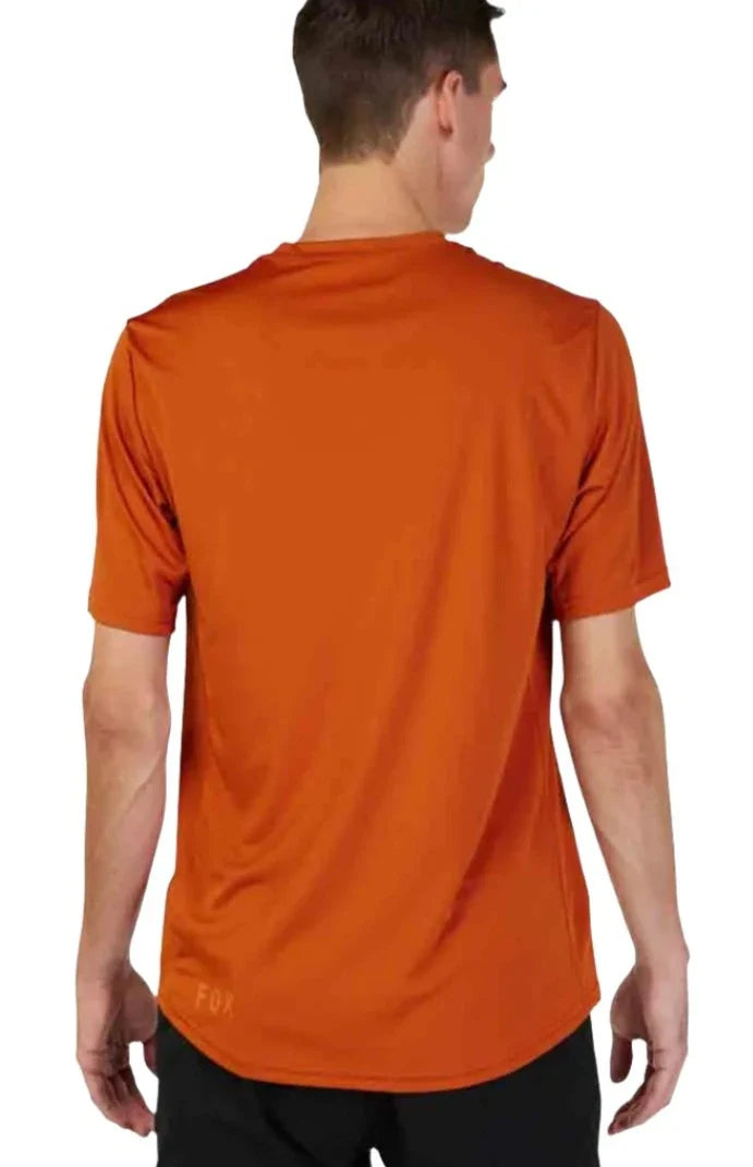 Fox RANGER SS JERSEY LAB HEAD - Burnt Orange Back Facing Model