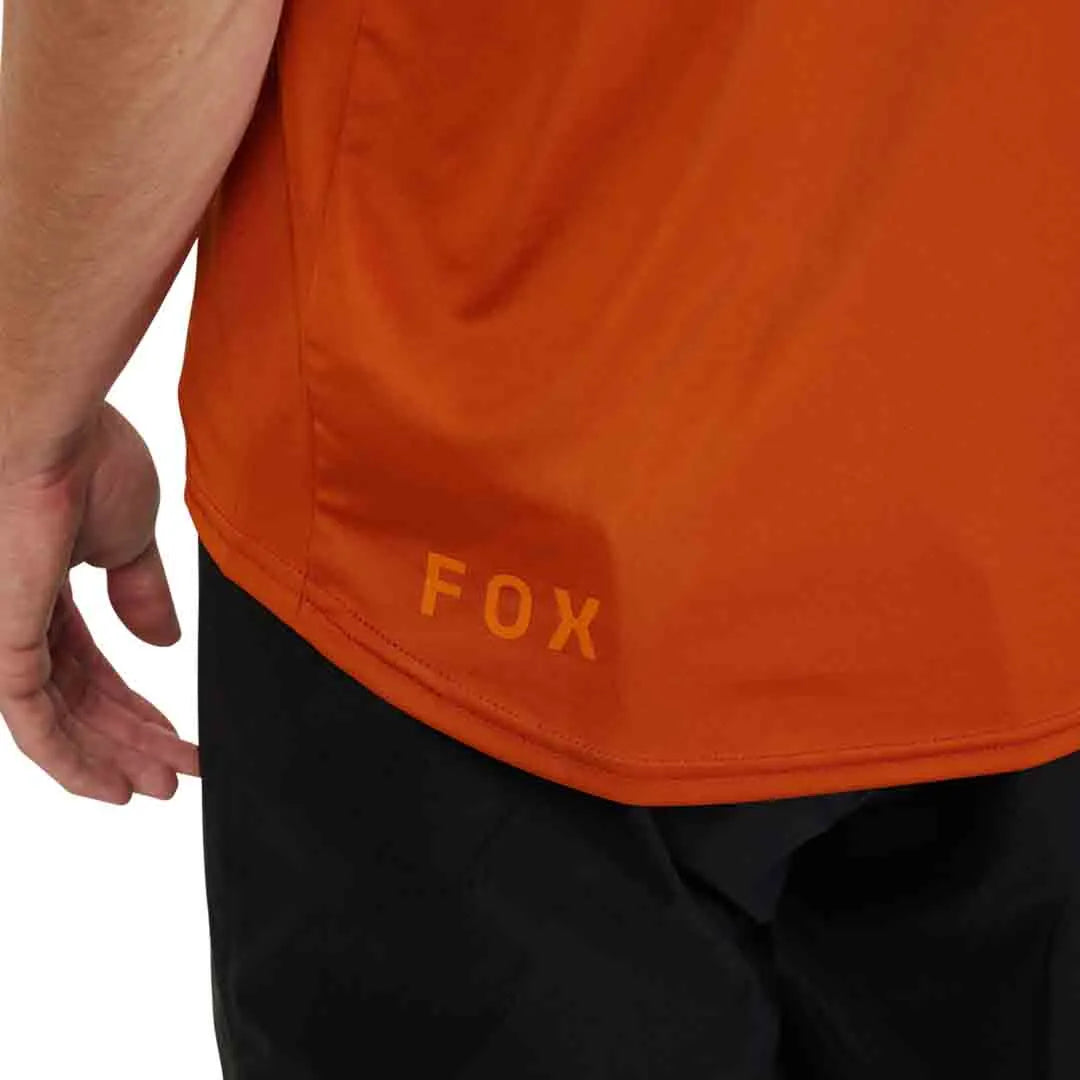 Fox RANGER SS JERSEY LAB HEAD - Burnt Orange Back Print