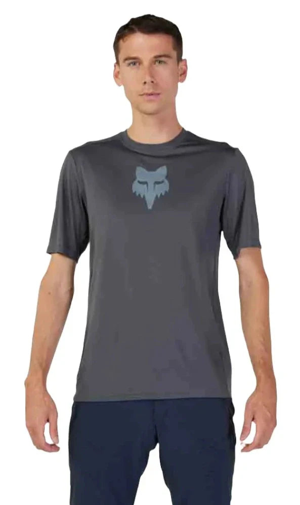 Fox RANGER SS JERSEY LAB HEAD - Dark Shadow Front Facing Model