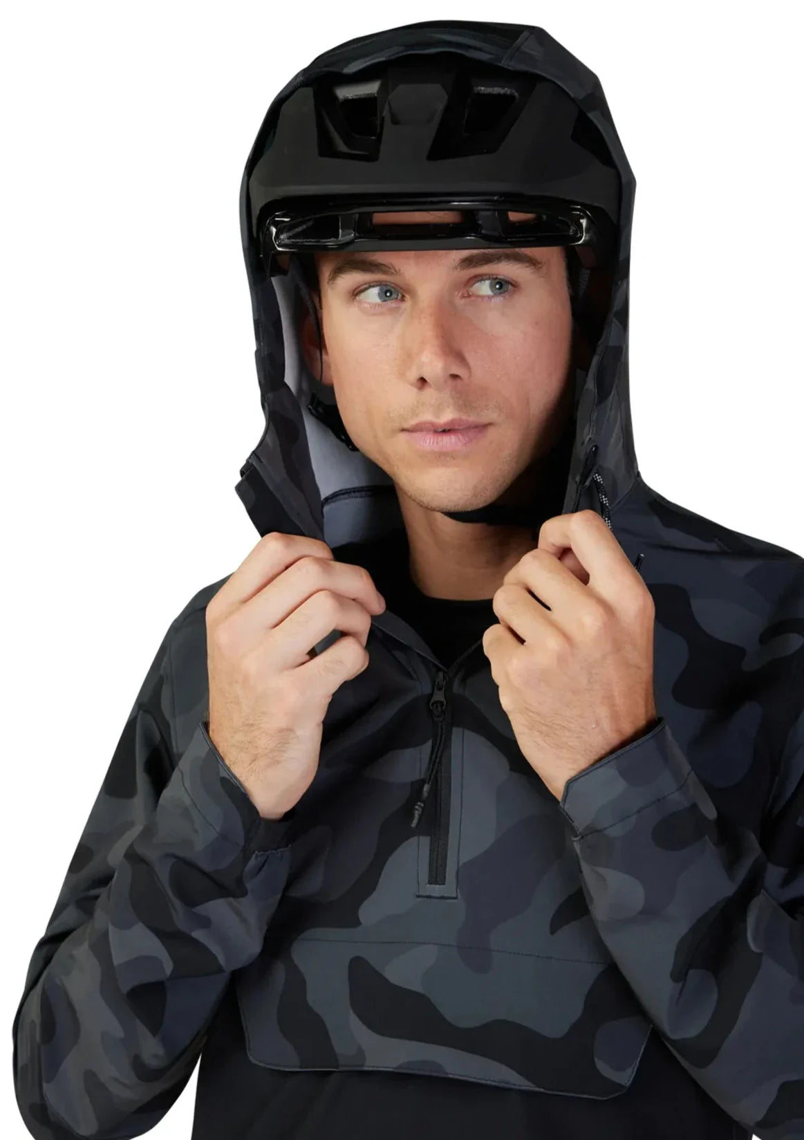 Fox RANGER WIND PULLOVER - Black Camo