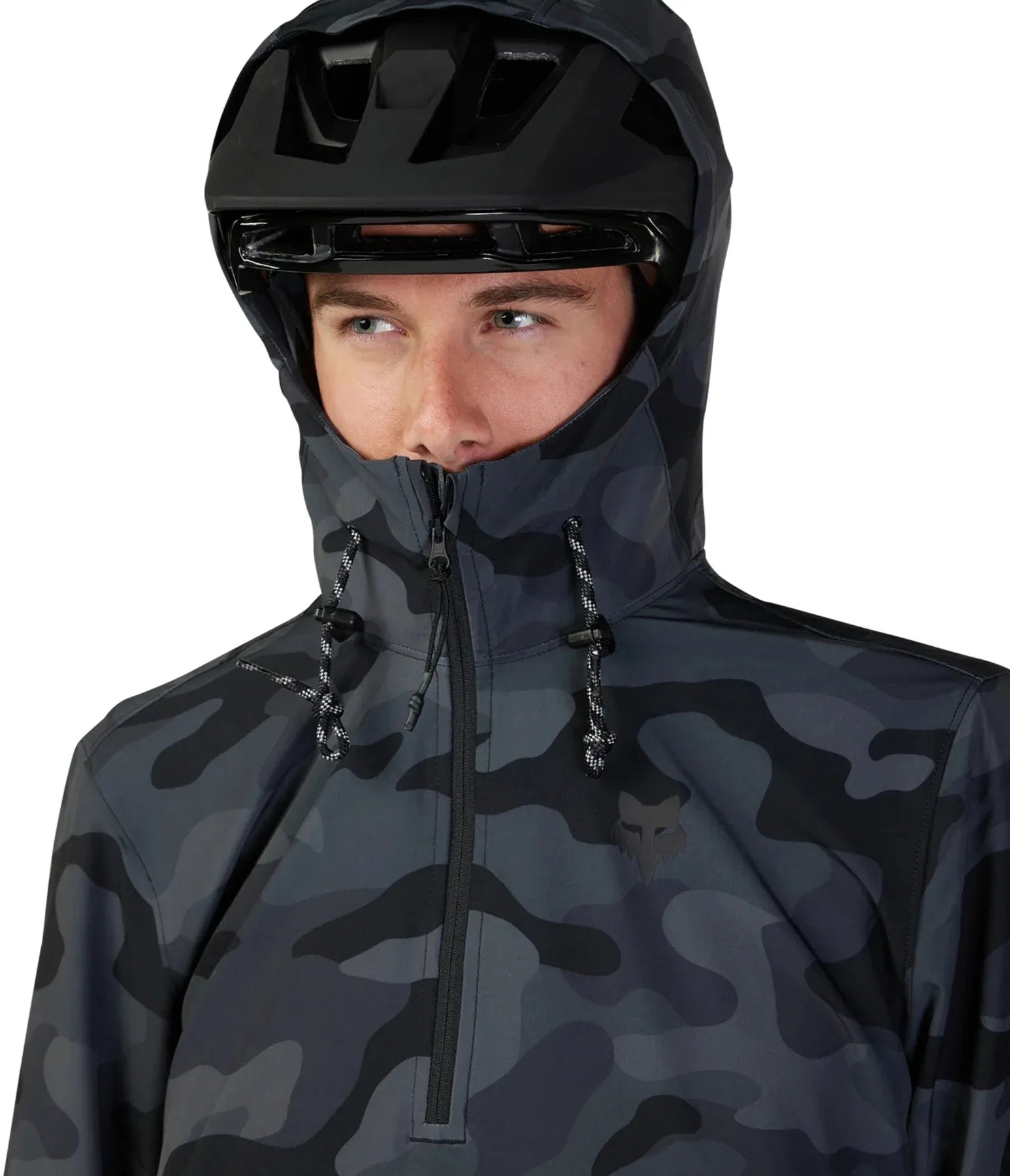 Fox RANGER WIND PULLOVER - Black Camo