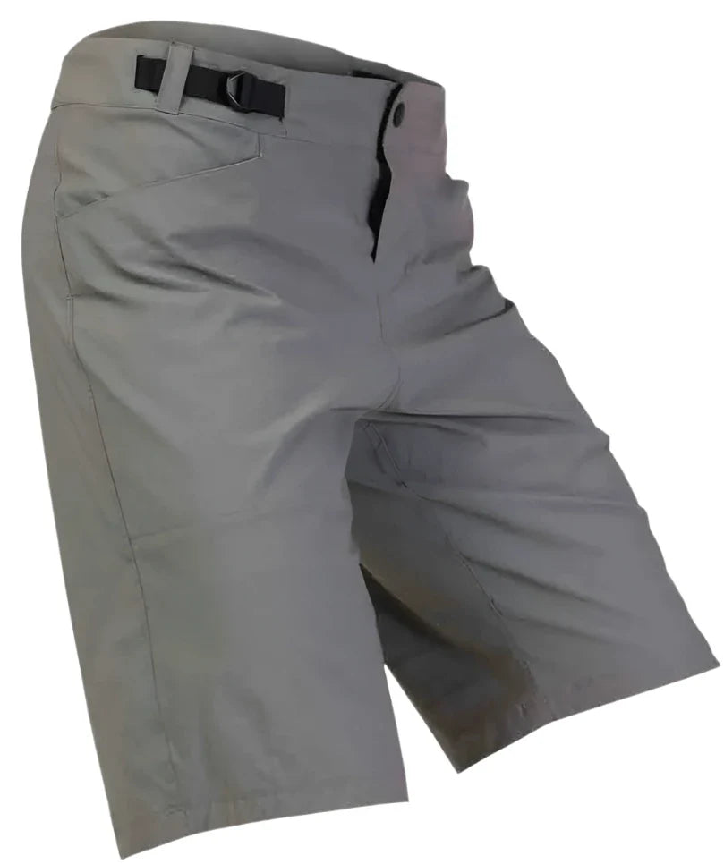 FOX RANGER LITE SHORT - PEWTER SIDE FRONT