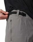 Fox RANGER SHORT W/ LINER - Pewter FRONT DETAILS