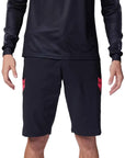 Fox RANGER SHORT RACE- Black/Pink FRONT FACING MODEL