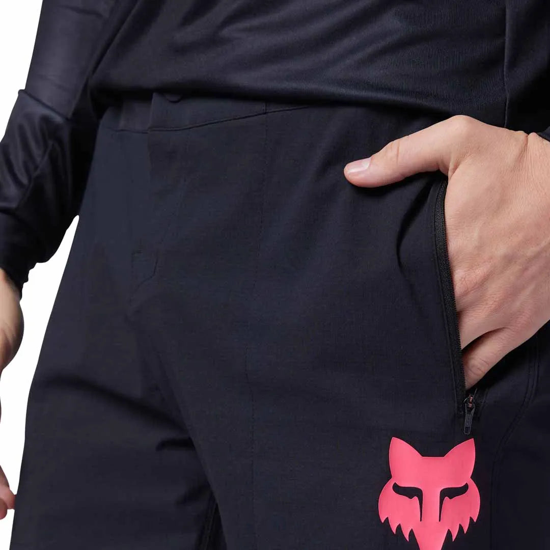 Fox RANGER SHORT RACE- Black/Pink POCKET