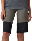 Fox WOMENS DEFEND SHORT RACE - Pewter FRONT