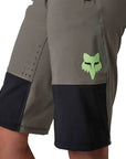 Fox WOMENS DEFEND SHORT RACE - Pewter SIDE DETAILS