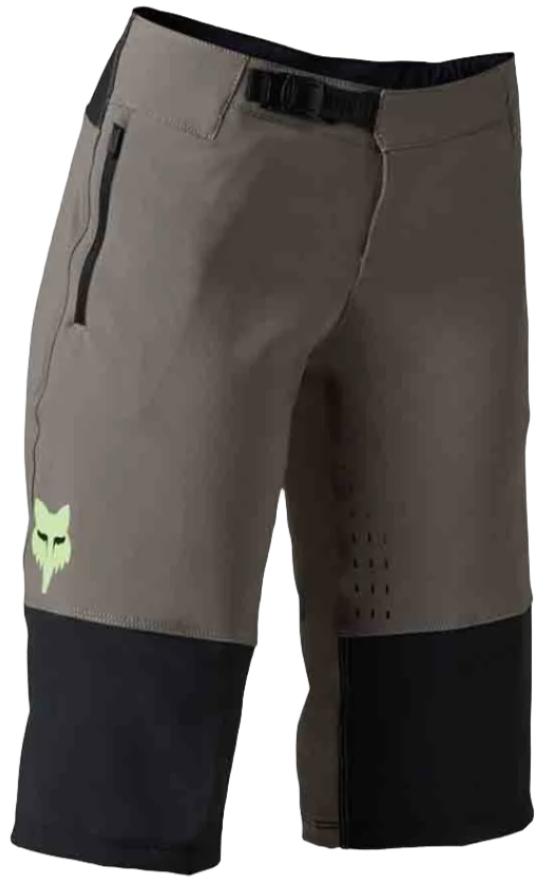 Fox WOMENS DEFEND SHORT RACE - Pewter FRONT