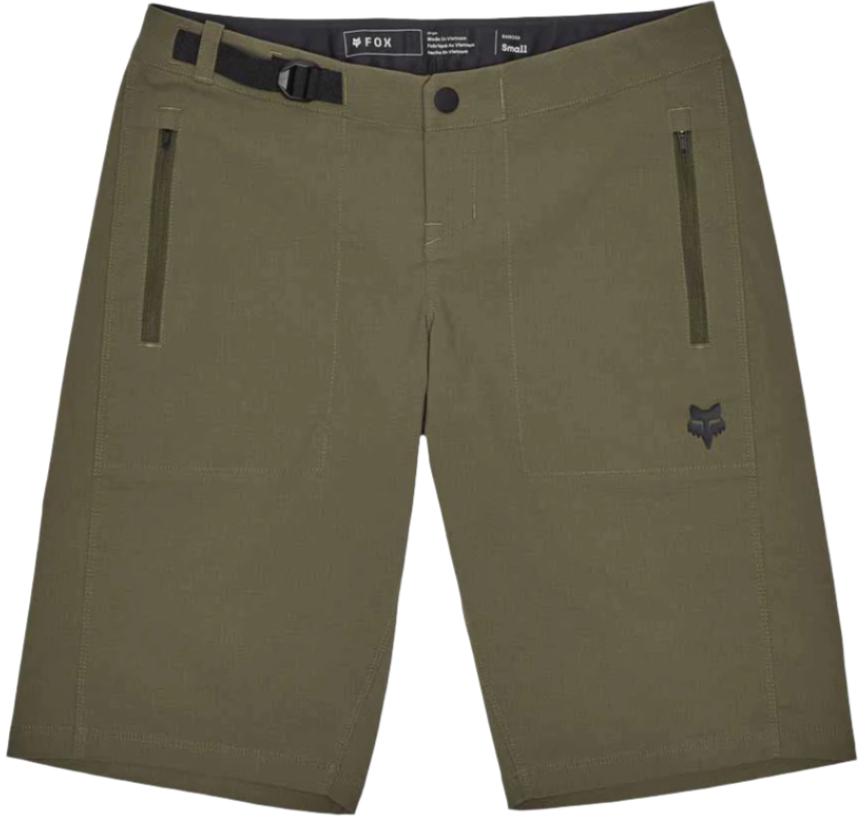 Fox WOMENS RANGER SHORT W/ LINER - Olive Green FRONT