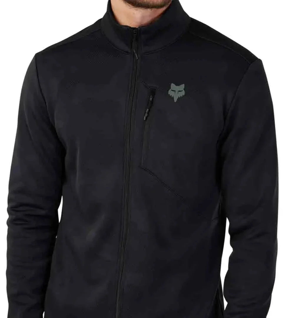 Fox RANGER MIDLAYER FZ - Black FRONT 