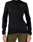 Fox WOMENS RANGER MIDLAYER FULL ZIP - Black FRONT