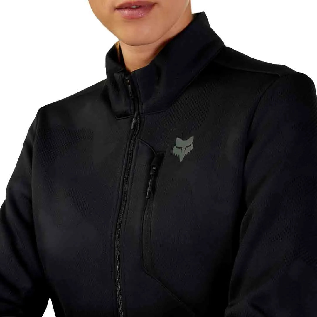 Fox WOMENS RANGER MIDLAYER FULL ZIP - Black