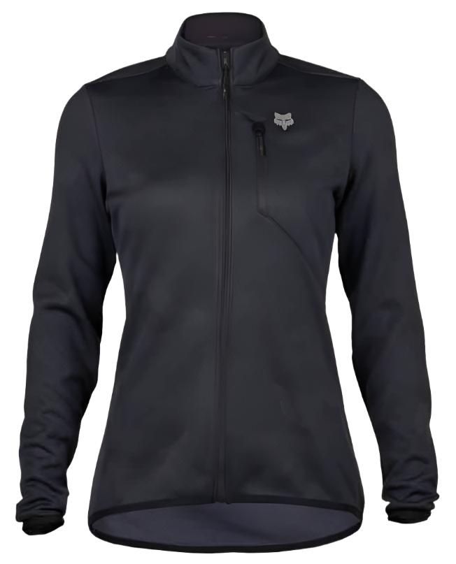 Fox WOMENS RANGER MIDLAYER FULL ZIP - Black FRONT