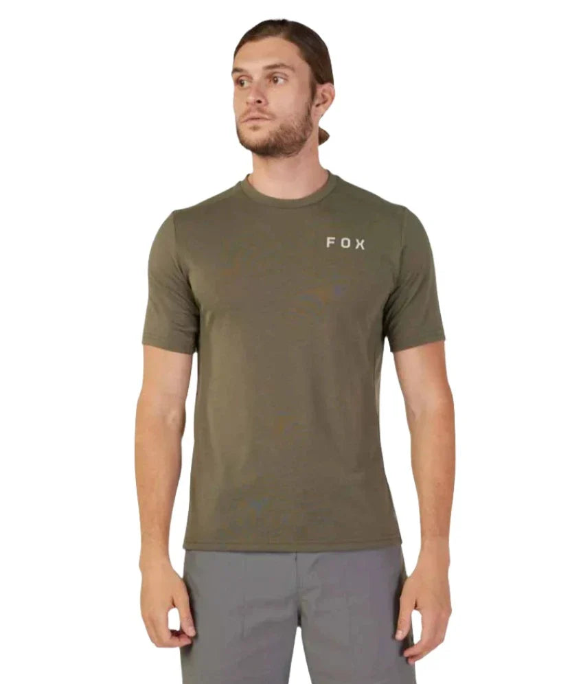 Fox RANGER DR SS JERSEY ALYN - Olive Green Front Facing Model