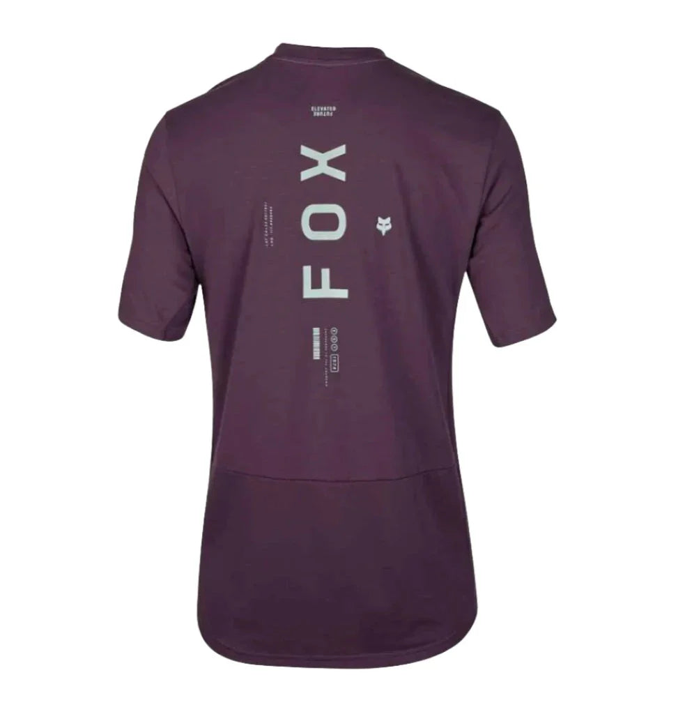 Fox RANGER DR SS JERSEY ALYN - Dark Purple Back