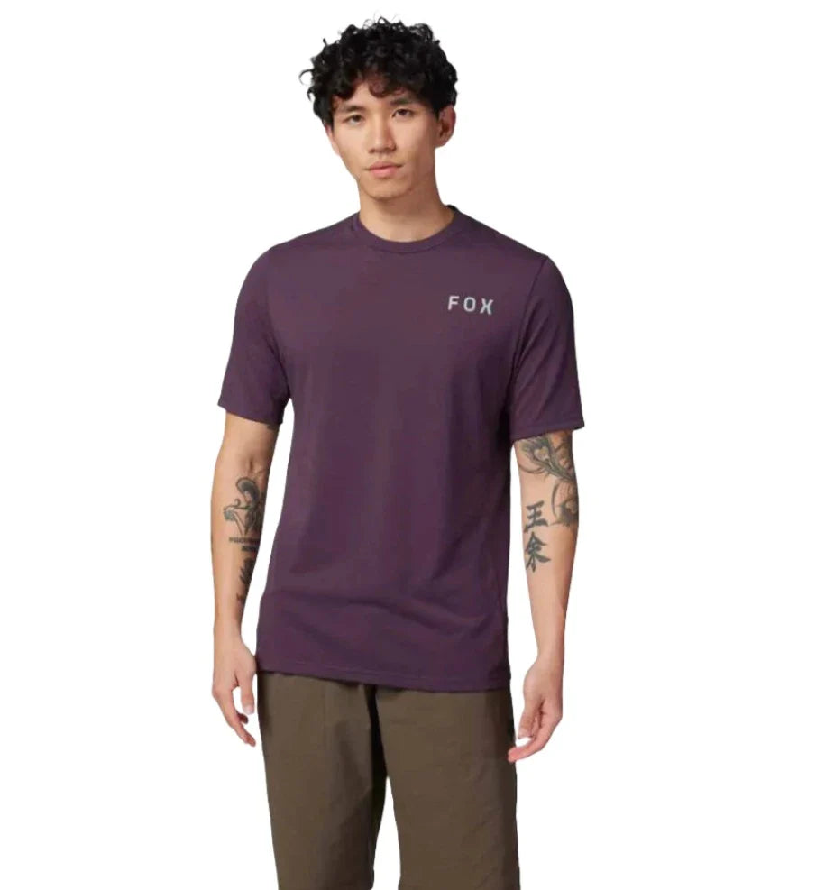 Fox RANGER DR SS JERSEY ALYN - Dark Purple Front Facing Model