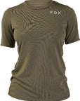 Fox WOMENS RANGER DR SS JERSEY ALYN - Olive Green Front