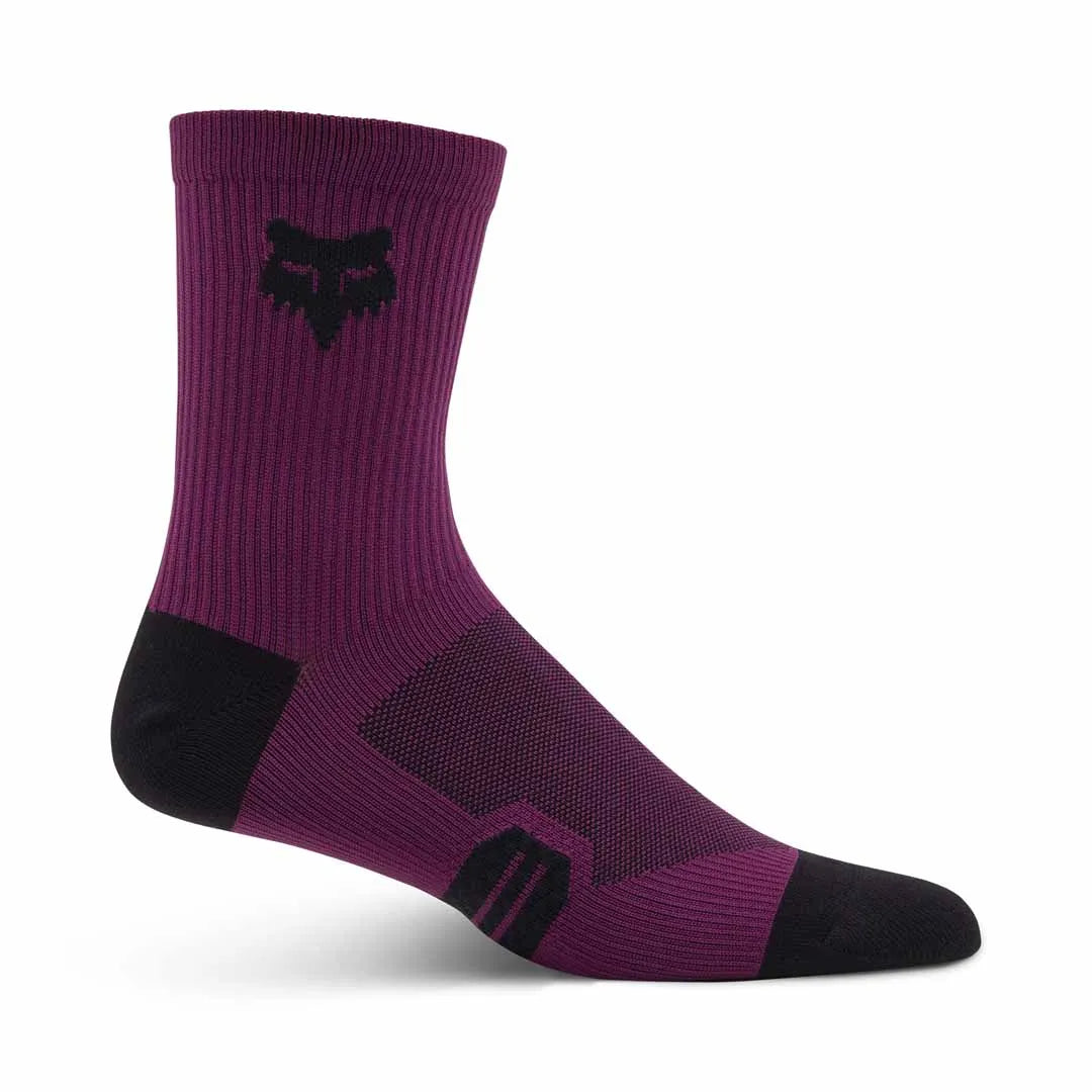 FOX 6" RANGER SOCK - SANGRIA