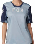 Fox WOMENS DEFEND SS JERSEY RACE - Gunmetal Front Facing Model