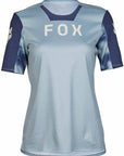 Fox WOMENS DEFEND SS JERSEY RACE - Gunmetal Front