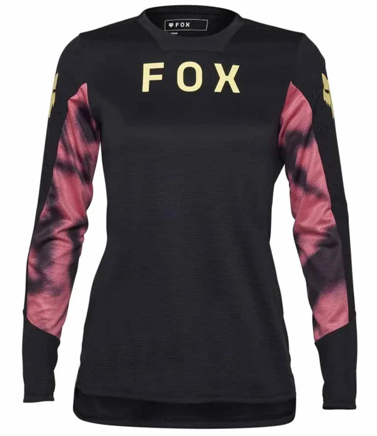 FOX WOMENS DEFEND LS JERSEY TAUNT FRONT