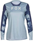 Fox WOMENS DEFEND LS JERSEY TAUNT - Gunmetal Front