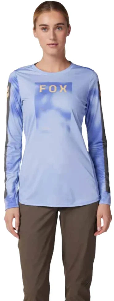 Fox WOMENS RANGER LS JERSEY TAUNT - Tulip Front Facing Model