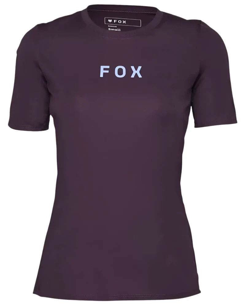 FOX W RANGER SS JERSEY WORDMARK - DARK PURPLE FRONT