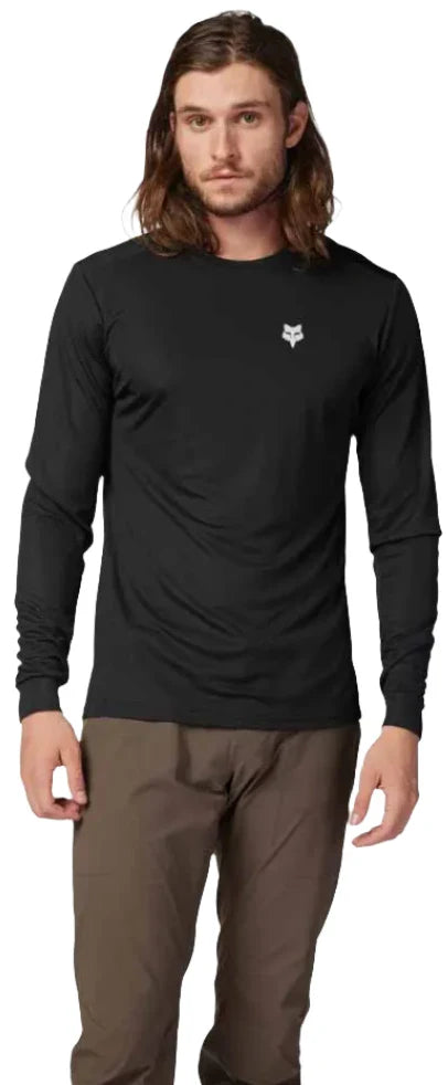 Fox RANGER LS JERSEY WAYFARING Black Front Facing Model