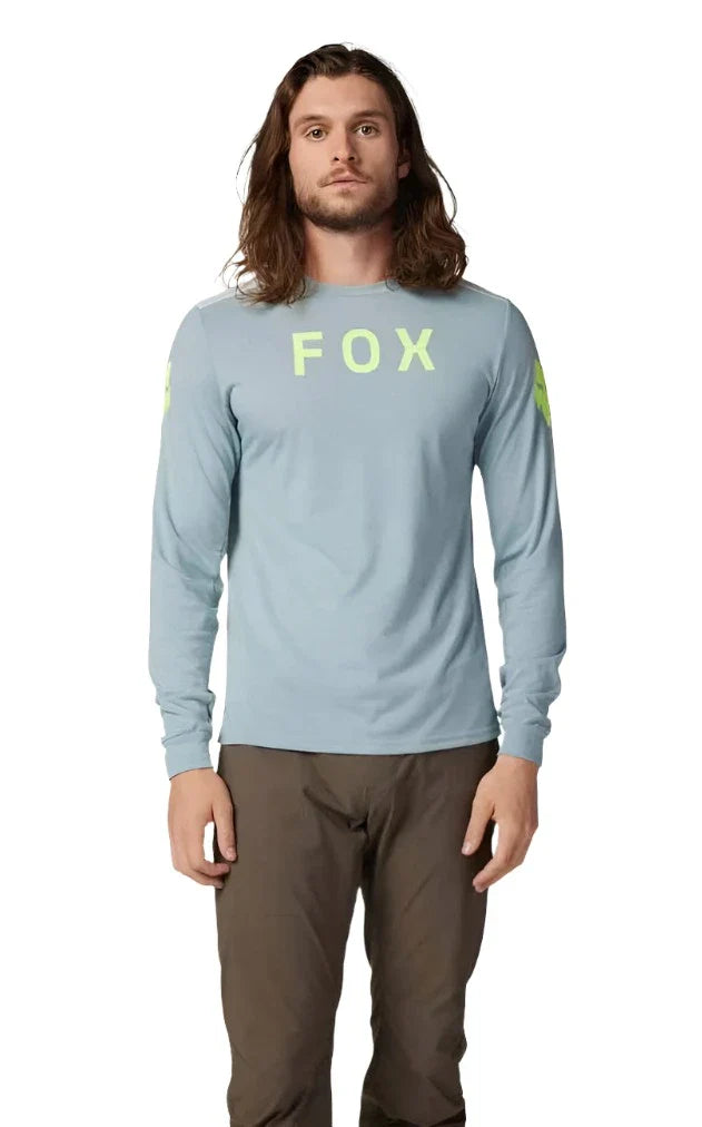 Fox RANGER DR LS JERSEY AVIATION - Gunmetal with Model Front