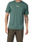 Fox RANGER SS JERSEY MOTH - Hunter Green Front Facing Model