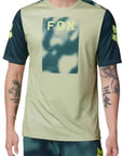 Fox RANGER SS JERSEY RACE TAUNT - Pale Green Front Facing Model